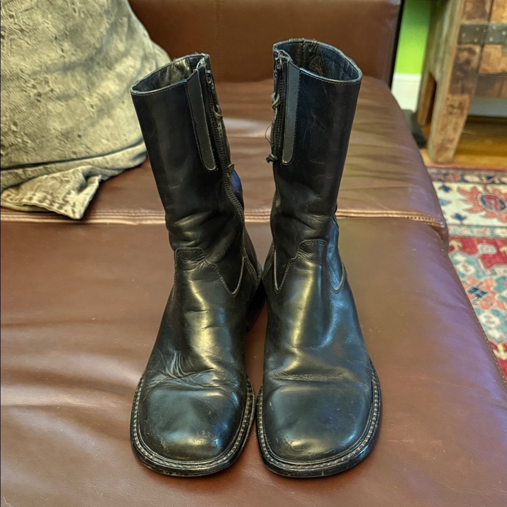Donald J. Pliner Black Ankle Boots